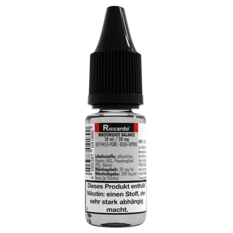 Riccardo� Balance Nikotin-Shot - 10 ml