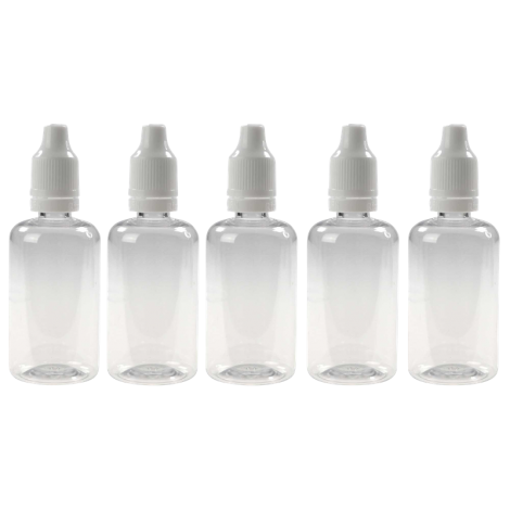 Riccardo� PET Flasche klar - 5 St�ck - 50 ml