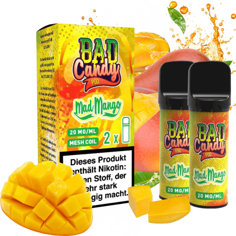 Bad Candy Pod2Go - Mad Mango Pod - 2er Pack