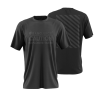 Bang Juice T-Shirt Black Print Caution Stripes Merchandise