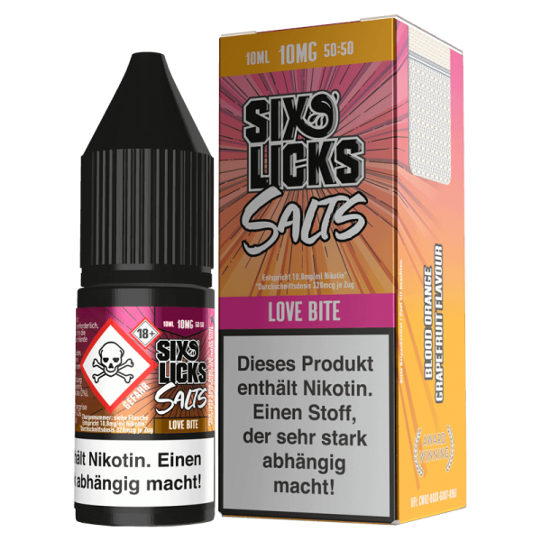 Six Licks E-Liquid -...