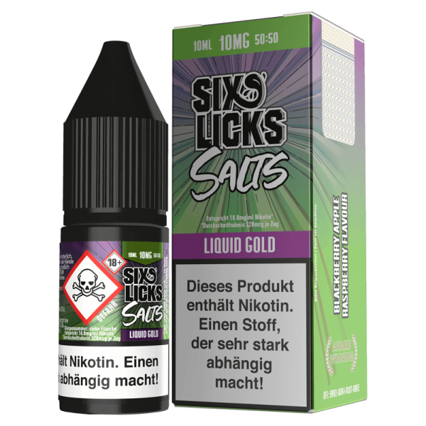 Six Licks E-Liquid -...