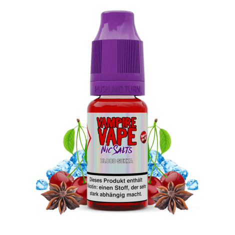 Vampire Vape E-Liquid - Blood Sukka - 10 ml Nikotinsalz