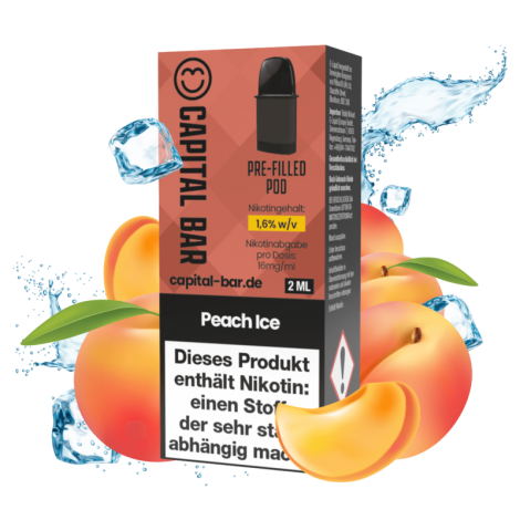 Capital BAR - Peach Ice Pod - 1er Pack