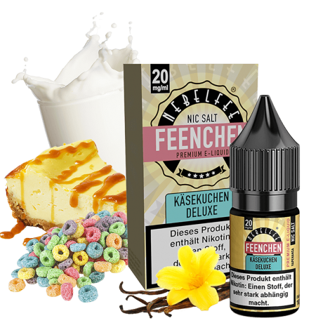 Nebelfee Feenchen E-Liquid - K�sekuchen Deluxe - 10 ml Nikotinsalz
